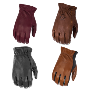 2024 Highway 21 Louie Men's Motorcycle Street Leather Gloves - Pick Size & Color-0