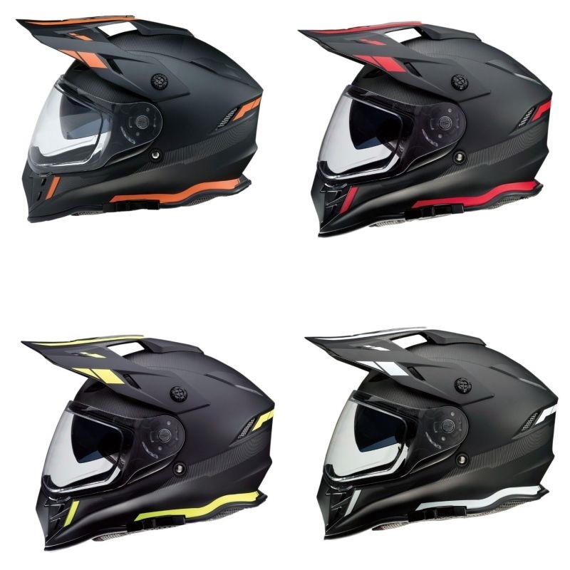 Z1R Range Uptake Full Face Dual Sport Motorcycle Helmet - Pick Size-0
