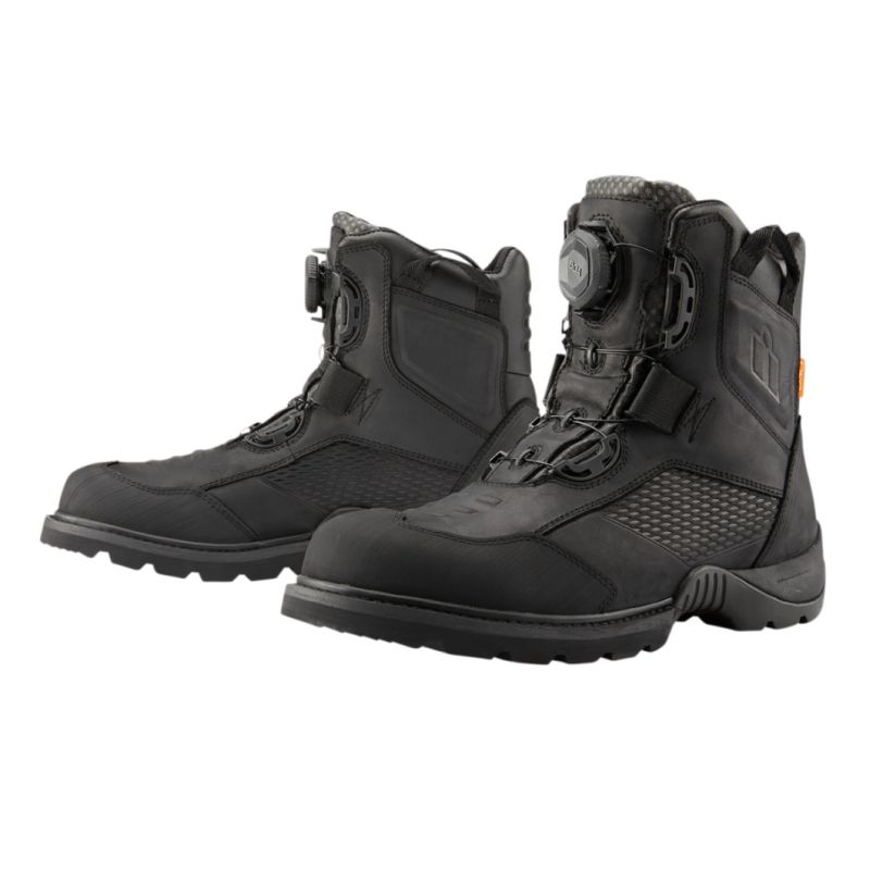 Icon Stormhawk waterproof Street Motorcycle Boots - Pick Color & Size - Image 5