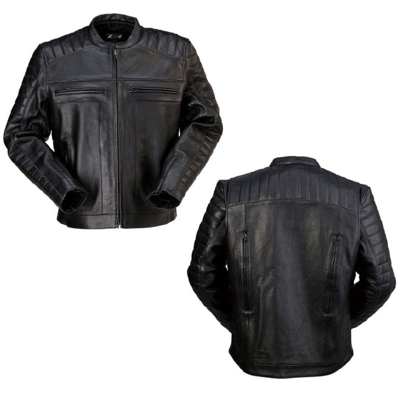 2024 Z1R Artillery Leather Street Motorcycle Black Jacket - Pick Size-0