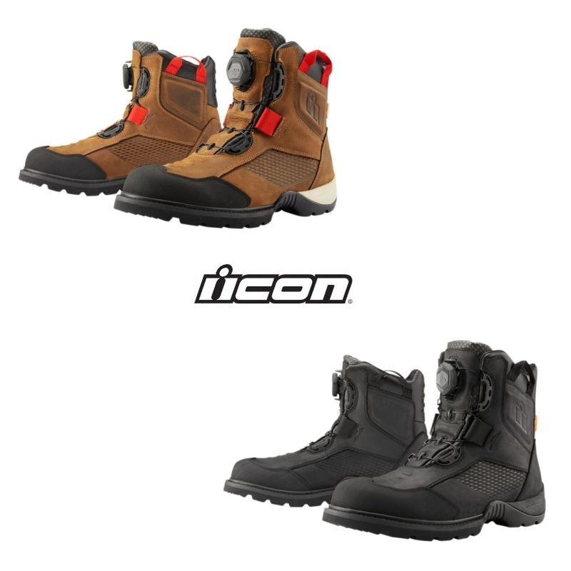 Icon Stormhawk waterproof Street Motorcycle Boots - Pick Color & Size