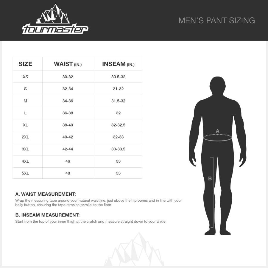 Tourmaster Men's Ridgecrest Adventure Touring Motorcycle Pants - Image 2