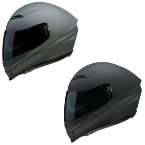 2024 Z1R Jackal Smoke Full Face Street Motorcycle Helmet - Pick Size & Color-0