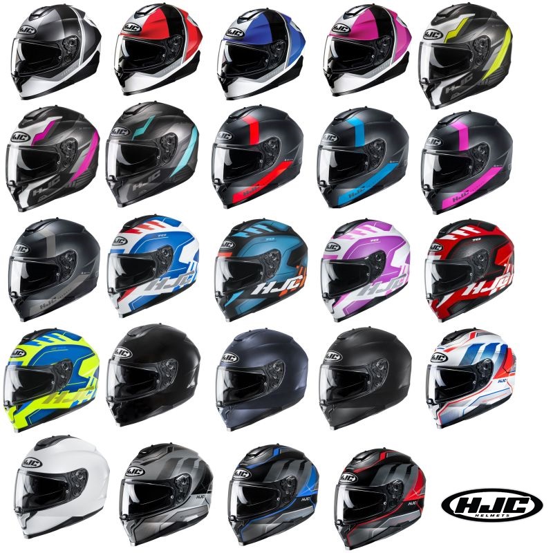 HJC C70 Full Face Street Motorcycle Helmet - Pick Size & Color-0