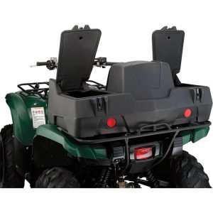Moose Utility Black ATV Diplomat II Rear Cushioned Seat and Luggage Trunk -0