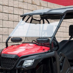 Seizmik Versa-Vent 2017 Honda Pioneer 500 Polycarbonate Clear Windshield-0