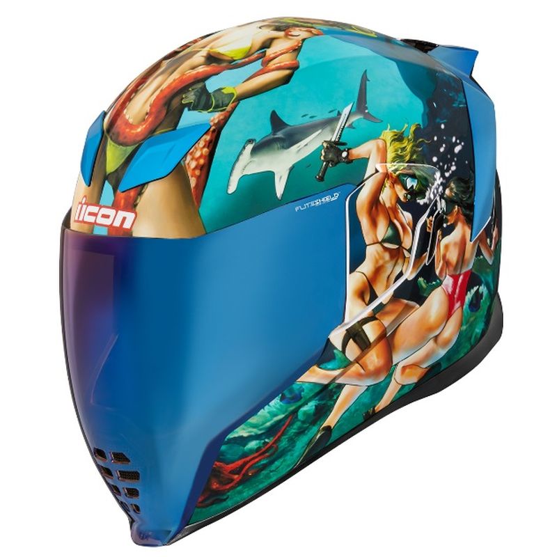 Icon Airflite Full Face Street Motorcycle Helmet - Pick Size & Color-250084
