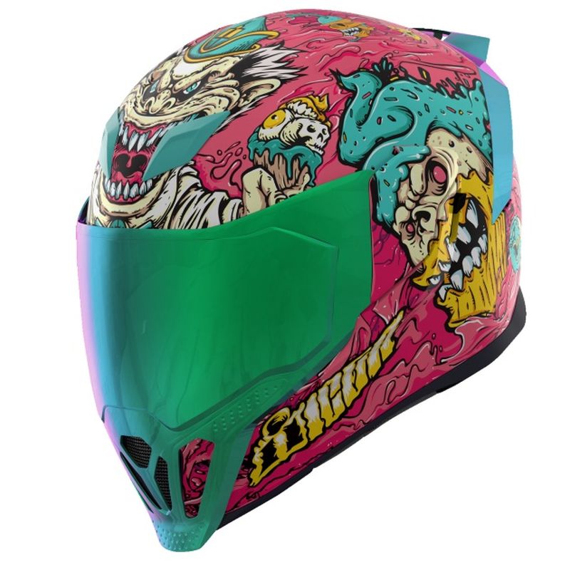 Icon Airflite Full Face Street Motorcycle Helmet - Pick Size & Color-266529