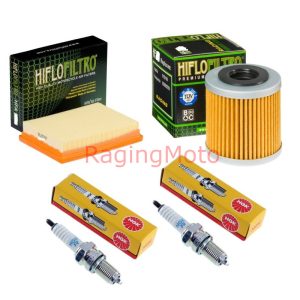 Service Engine Kit Hiflo Air & oil filter with NGK spark plug aprillia 450 S/RXV -0