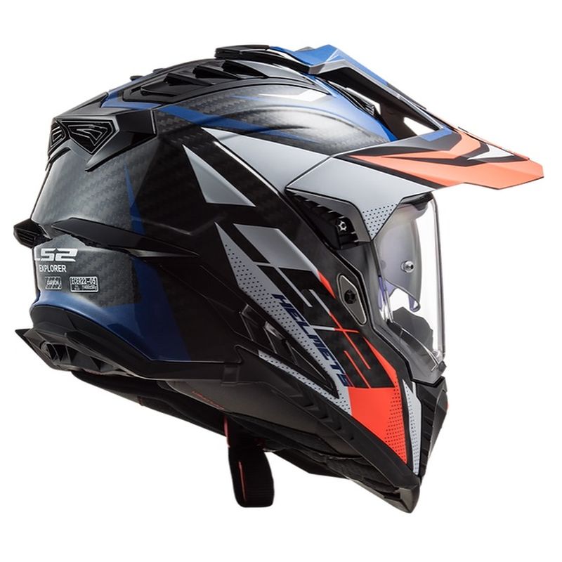 LS2 Explorer Carbon Adventure Motorcycle Dual-Sport Helmet Pick Size/Color-234961