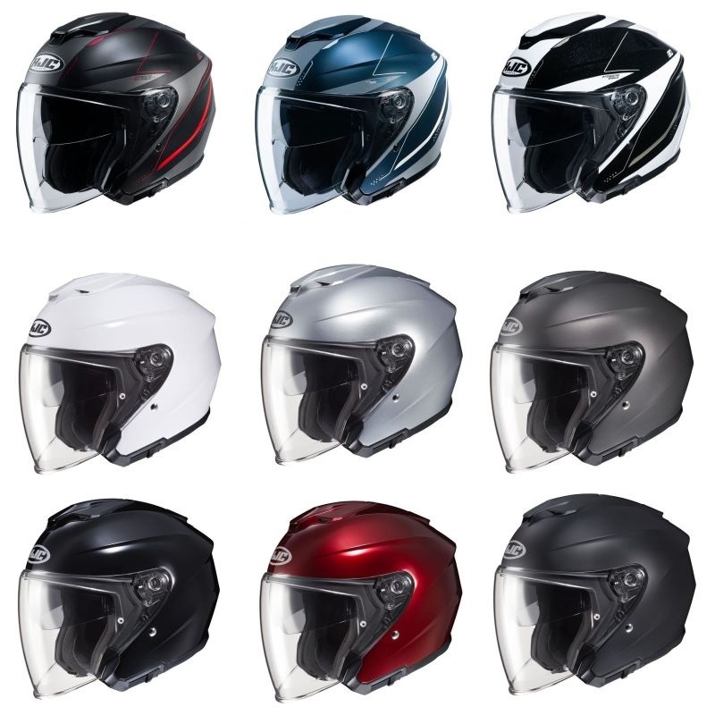 HJC i30 Open Face Street Motorcycle Helmet - Pick Size/Color-0