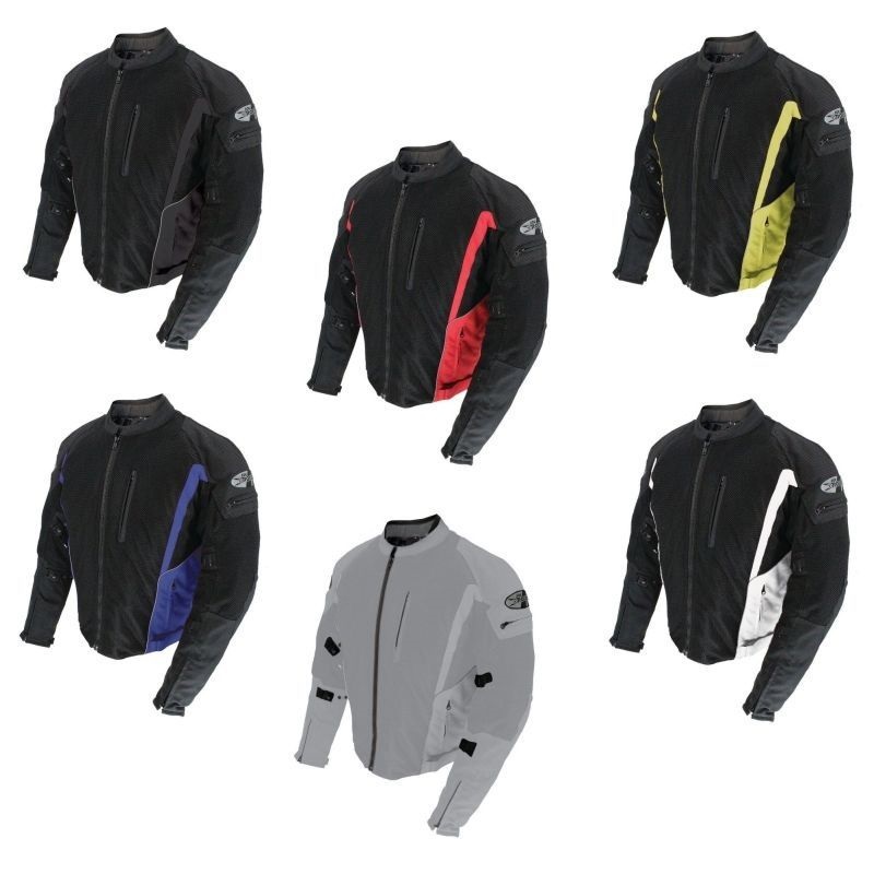 Joe Rocket Analog Mesh Street Motorcycle Sport Riding Jacket - Pick Size/Color-0