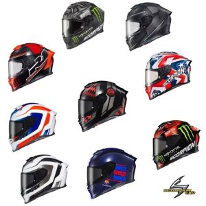 Scorpion Exo-R1 Air Full Face Street Motorcycle Helmet - Pick Size & Color-0
