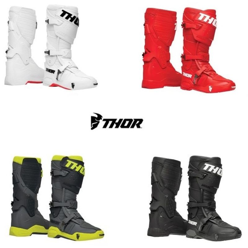 Thor Radial Adult MX Motocross Offroad Boots - Pick Size & Color-0