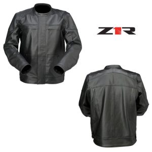 2024 Z1R Justifier Street Motorcycle Leather Jacket - Pick Size Black-0