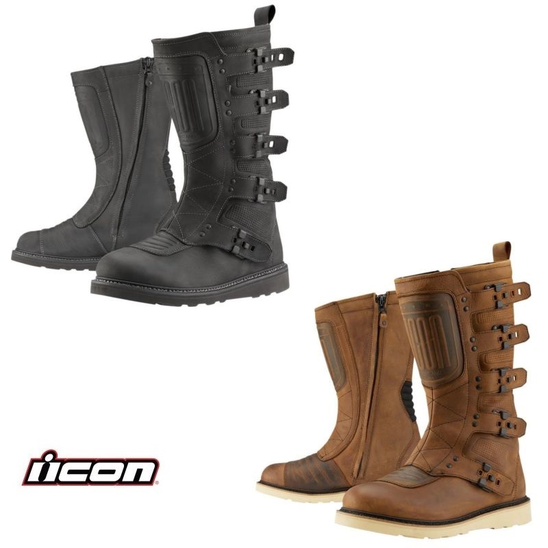 Icon Elsinore 2 Street Motorcycle Riding Boots - Pick Size & Color-0