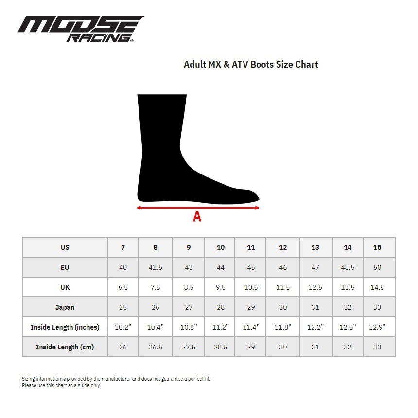 Moose Racing Qualifier Mx Motocross ATV Offroad Boots Pick Size & Color-245816