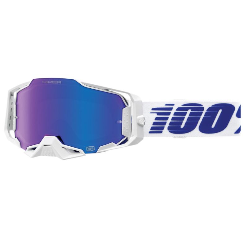 100% Armega Mirrored Lens Motocross Offroad ATV Goggles - Pick Color-256989