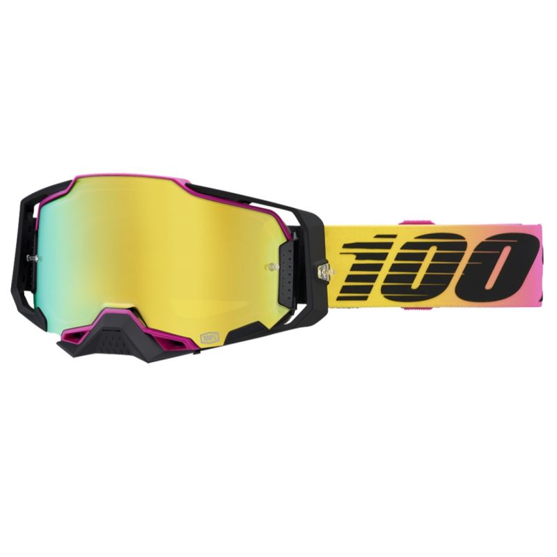 100% Armega Mirrored Lens Motocross Offroad ATV Goggles - Pick Color-248483