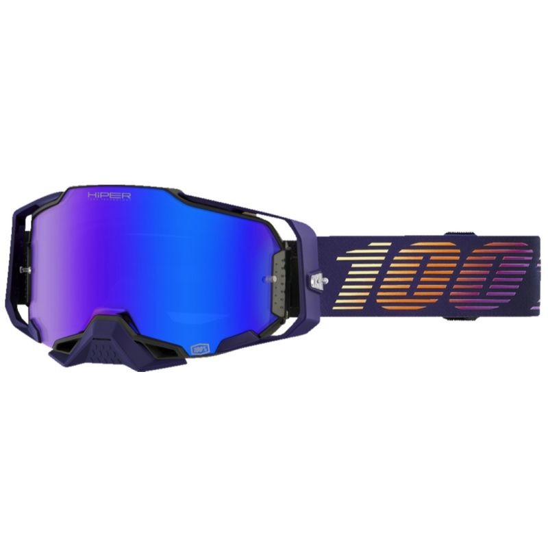 100% Armega Mirrored Lens Motocross Offroad ATV Goggles - Pick Color-256892