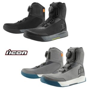 Icon Overlord Waterproof Street Motorcycle Riding Boots - Pick Size & Color-0