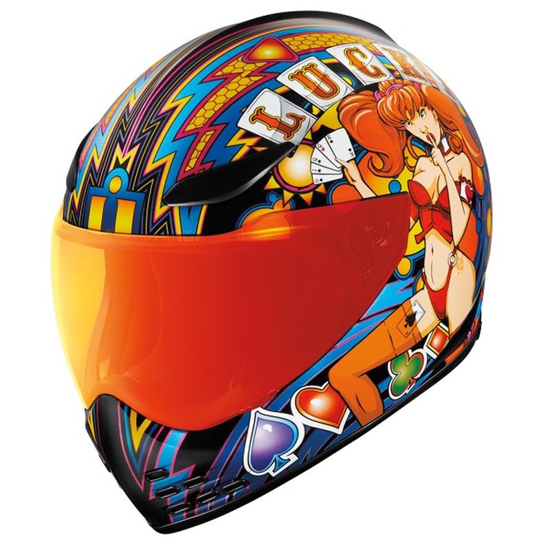 Icon Domain Full Face Street Motorcycle Riding Helmet - Pick Size & Color-250012