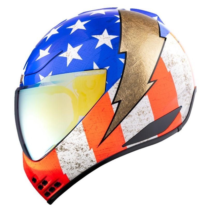 Icon Domain Full Face Street Motorcycle Riding Helmet - Pick Size & Color-282182