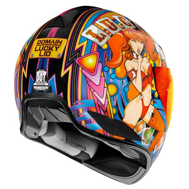 Icon Domain Full Face Street Motorcycle Riding Helmet - Pick Size & Color-250014