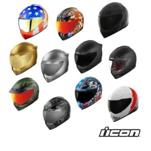Icon Domain Full Face Street Motorcycle Riding Helmet - Pick Size & Color