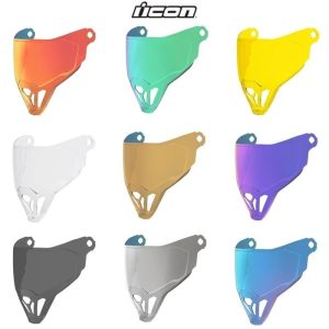 Icon Airflite ForceShield Helmet Face Replacement shield - Pick Color-0