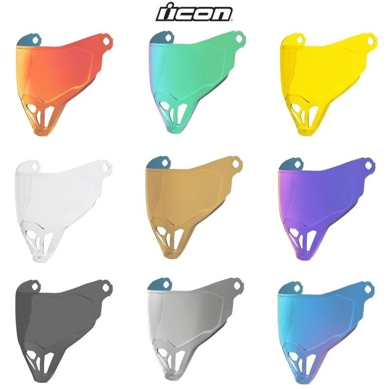 Icon Airflite ForceShield Helmet Face Replacement shield - Pick Color-0