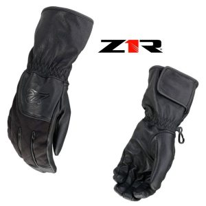 2024 Z1R Women Recoil 2 Motorcycle Riding Leather Black Gloves - Pick Size-0