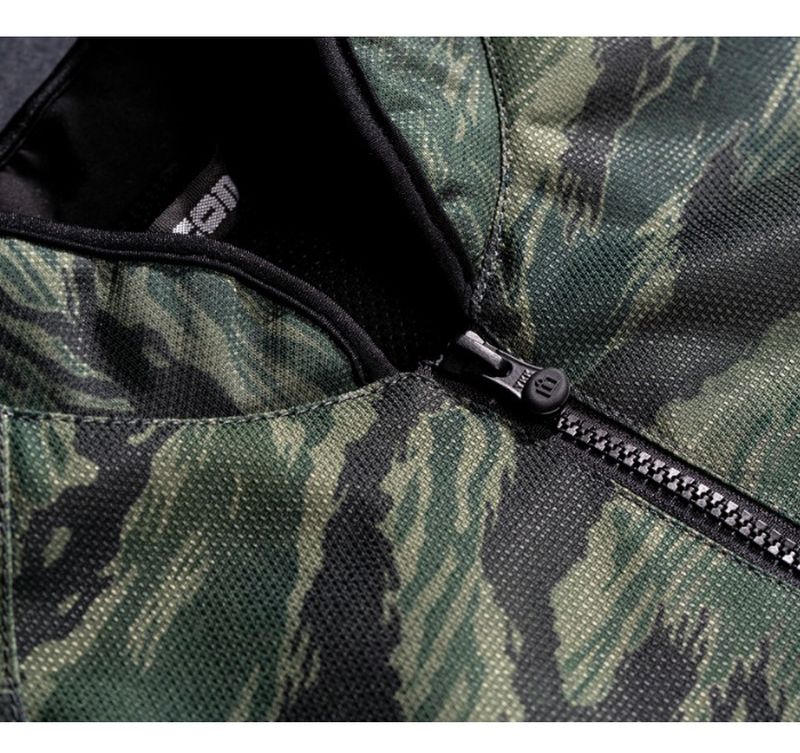 Icon Hooligan CE Tiger's Blood Textile Street Motorcycle Jacket-250410