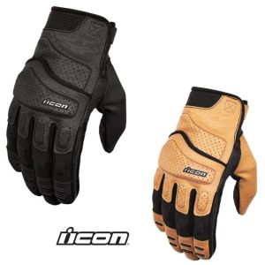 2024 Icon Women Superduty3 CE Street Motorcycle Riding Gloves - Pick Size/Color-0