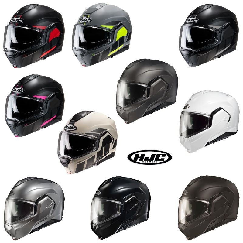 HJC i100 Modular Street Motorcycle Riding Helmet - Pick Size & Color-0