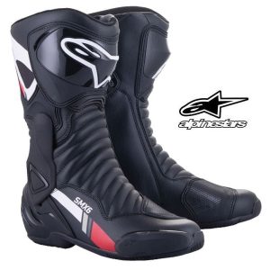 2024 Alpinestars SMX-6 v2 Street Motorcycle Riding Boots - Pick Size Black-0