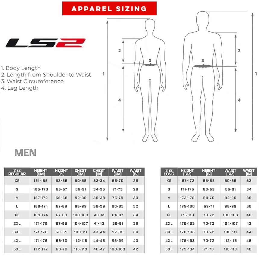 LS2 Riva Men Motorcycle Touring Waterproof & Breathable Lining Jacket -252825