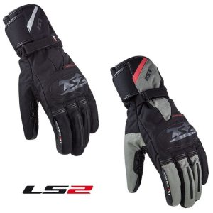 2024 LS2 Snow Waterproof Touring Textile Gloves - Pick Size & Color-0