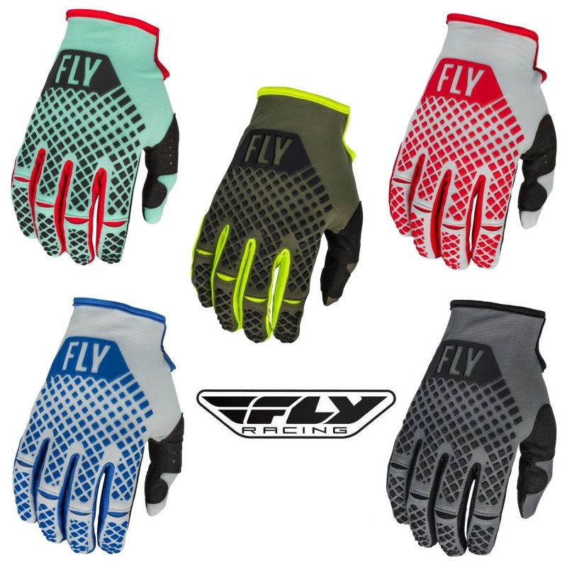 2024 Fly Racing Youth/Kids Kinetic Offroad Motocross Gloves - Pick Size/Color-0