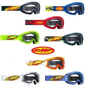 2024 FMF PowerCore Clear Lens Motocross Offroad ATV Goggles - Pick Color-0