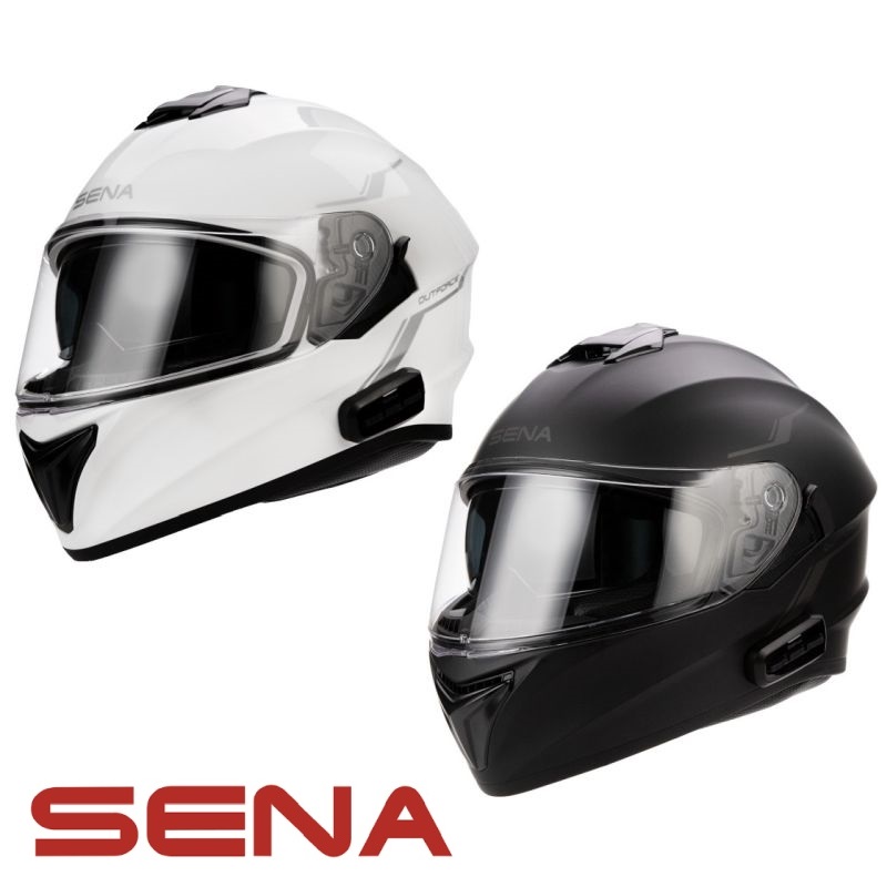 Sena OutForce Bluetooth Full Face Street Motorcycle Helmet - Pick Size/Color-0