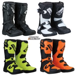 Moose Racing M1.3 Youth/Kids MX Motocross Offroad ATV Boots - Pick Size/Color-0