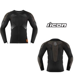 Icon Adult Field Armor Compression Motorcycle Shirt - Pick Size-0