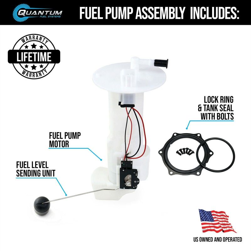 QFS Fuel Pump Assembly Kawasaki KAF400 Mule SX 17-22, KAF 620 Mule 09-22-0