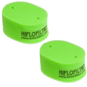 HiFlo Two Air Filters For Kawasaki VN750A Vulcan 93-06, VN1500A 87-95, VN1500B-0