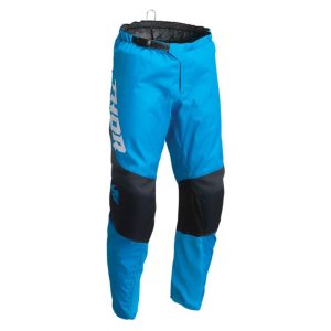 Thor Sector Chev Men MX Motocross Offroad ATV Pants Black Blue White Size 46 -0