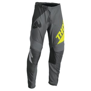 Thor Sector Edge Youth Kids MX Motocross Offroad ATV Gray Acid Pants Size 18-0