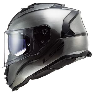 LS2 Assault Full Face Street Motorcycle Helmet Solid Bruched Alloy XS-0