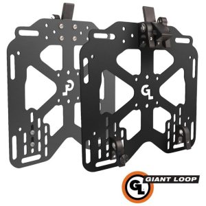 Giant Loop Pannier Mounts 16-18mm Anodized/Black Round Tubing Mounting Kit-0