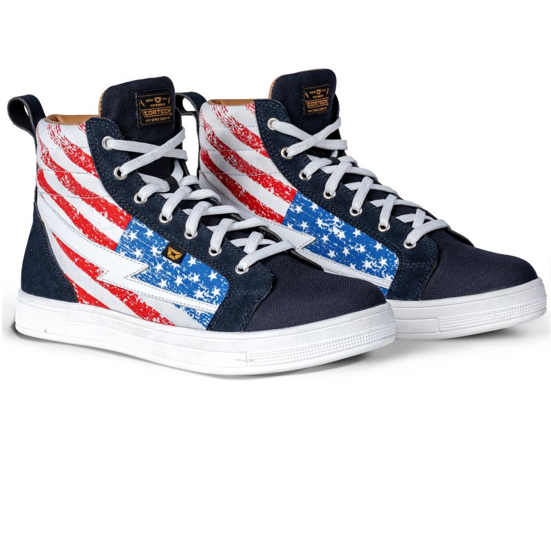 2024 Cortech Slayer Limited Edition US Flag Street Motorcycle Shoes - Pick size-269931